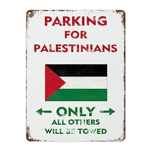 JuneLucky Parking for Palestinians Only All Others Will Towed �x�����^���T�C�� �����O�� �R�~���j�e�B �S�� ���H �� ���ԏ� ���� �X�H �\�� �A���~�j�E�� �u���L�� ���^�� �Ŕ� 12x16