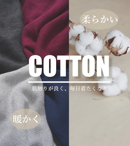 KEFITEVD メンズゴルフセーター ダークグレー L