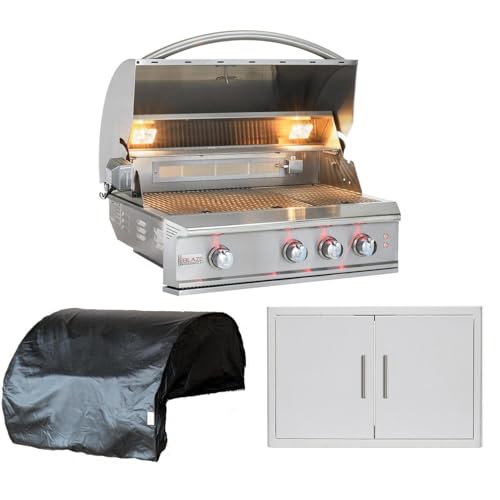 Blaze Professional LUX 3-Piece 34-Inch Propane Outdoor Kitchen Package - BLZ-3PRO-LP-3PC-SC -  3118194