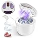 Coanto Ultrasonic Retainer Cleaner, 45kHz Ultrasonic Cleaner with 3 Lights, 4 Modes, Countdown, 200ml Capacity Cleaner for Dentures, Aligners, Nightguards, Sport Mouth Guards