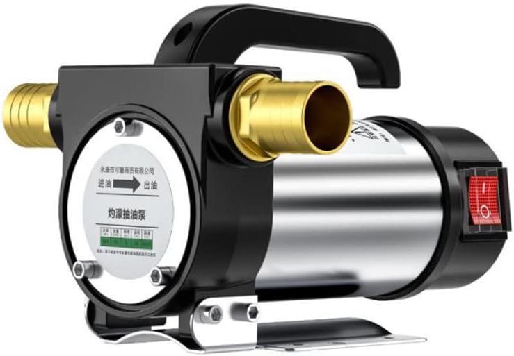 Mini Submersible Portable Electric Water Pump 12V 24V 220V 580W 50L/min Electric Oil Pump Self Priming For Kerosene Transfer Fuel Well(12V Bidirectional)