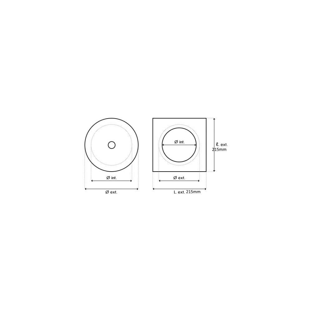 Astralpool COUVERCLE CARRÉ SKIMMER BLANC MARQUE