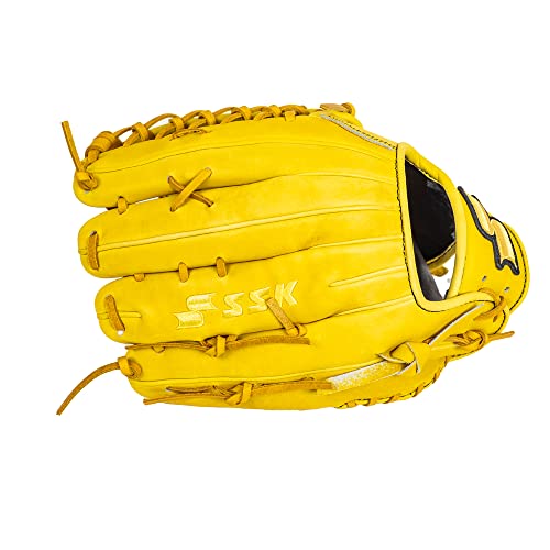 Ssk Z7 Specialist Outfield Baseball Glove –12.5” - 12.75” – Right & Left Hand Throw (12.75" - Right Hand Throw, Yellow Tan) #TOP4