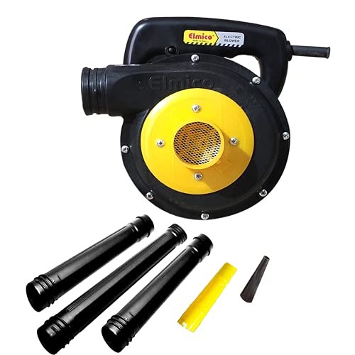 Image of Elmico 700W Guaranteed Motor Heavy Duty Electric Blower with 3 Extra Blower pipe /100% Copper Armature /Lead / (Made in India) / Blowers for Cleaning Dust /Dust Remover /Pc Cleaner /Electric Air Blower