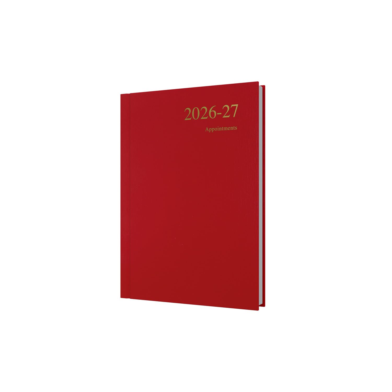 2026-2027 Mid/Academic Year Planner - 13 Month A5 Day-to-Page with Appointments - Collins Debden Essential Range Red (ESSA51M.15-2627)
