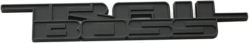 Miniatura 2 de Emblema de Trail Boss 2019-2024 Placa de identificación 3D de repuesto para Silverado 1500 2500 HD (negro mate)
