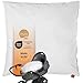 Produktbild sleepling Kinderwagenkissen 80x80 cm, Baby Daunendecke, Kissen für Kinderwagen aus 100% Baumwolle, 400 gr. Federn & Daunen, Downpass, Kinderwagendecke 80 x 80 cm, Waschbar, Made in EU