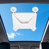 WXOXHE Starlink Mini Mount - Strong Suction Cup Car Mount, No Tools Needed for Windshield, Sunroof, RV & Boat | Stable Signal Mounting Kit (White)