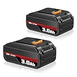 VANON 3.0Ah 20V WA3525 Battery WA3520 WG151s WG155s WG251s WG255s WG540s WG545s WG890 WG891 20 Volt Lithium Ion Cordless Power Tools 2Pack