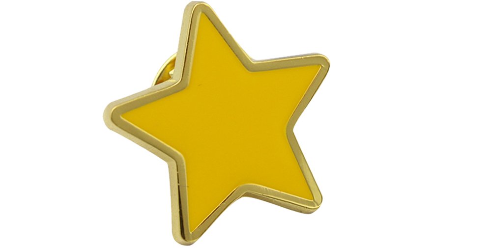Star Enamelled School Badge