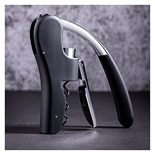 Zaiqu Rabbit Wine Bottle Opener, Lever Screwpull Opener Best Rabbit-Style Manual Corkscrew Holiday Party Supplies Decoration (Color : Black) #TOP2