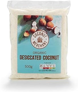 Coconut Merchant Organic Desiccated Coconut - 500g (1.1lbs)