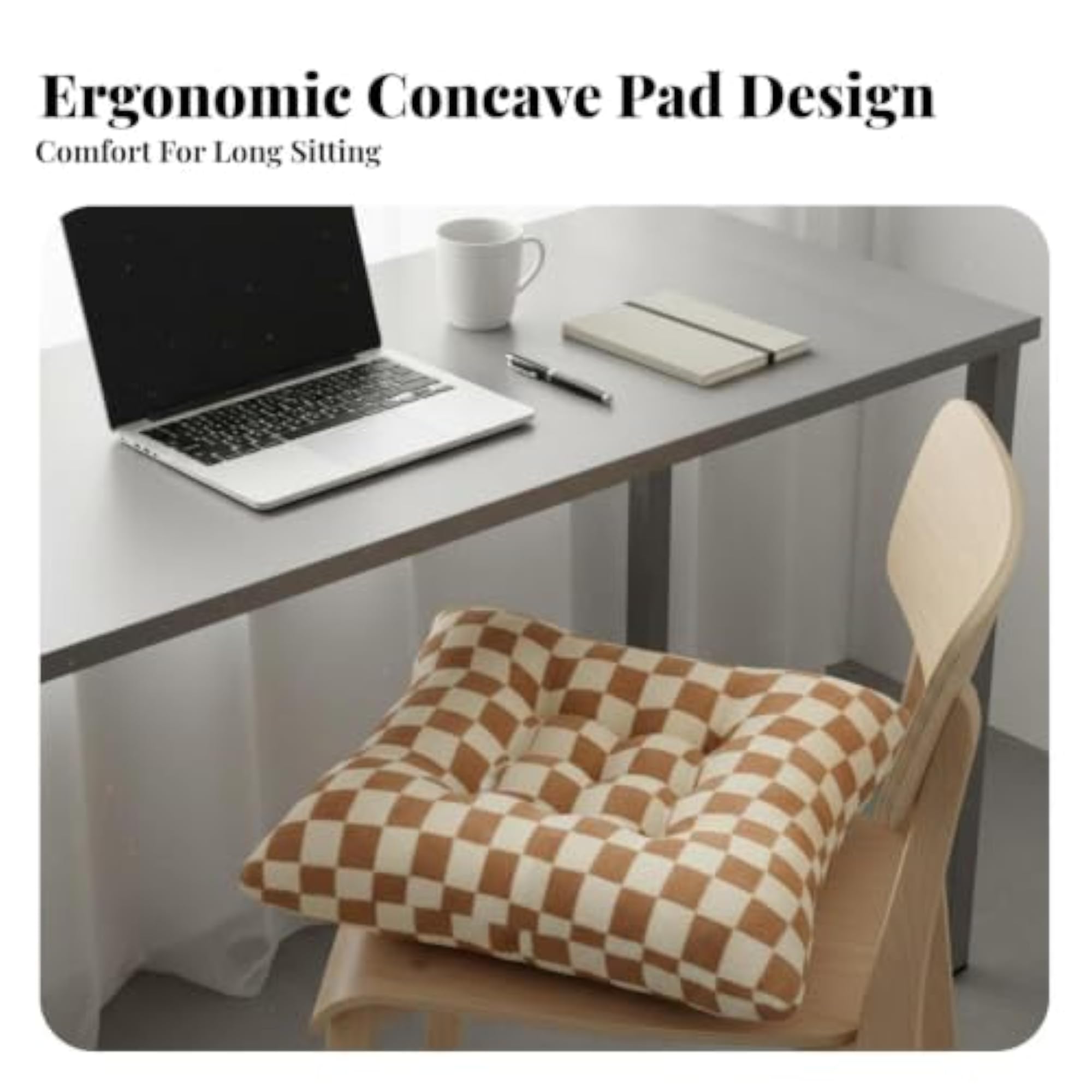 Soft Tufted Seat Cushion for Desk Chair