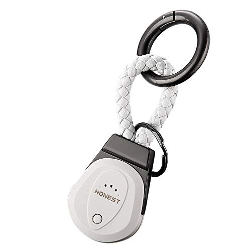 Preisvergleich Produktbild Homeen Schlüsselsucher,Brieftaschen- / Gepäckfinder,Brillen- / Brieftaschenfinder,Schlüsselgerät gegen Verlust,Zweiwege-Alarm, Geburtstag von Vater,Mutter-Weiß