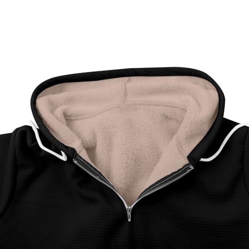 Sudadera de hombre con forro polar manga larga y botones estilo informal 2
