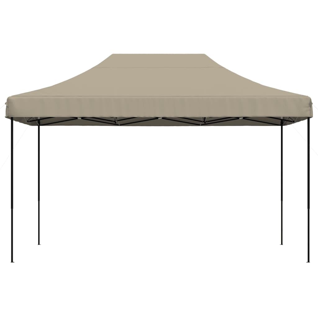 vidaXL Tienda de Fiesta Plegable Pop-Up Taupe 440x292x315 cm