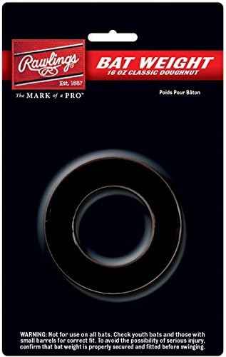 Miniatura 3 de Rawlings Peso de bate estilo DOUGHNUT BéisbolSoftbol 16 oz.
