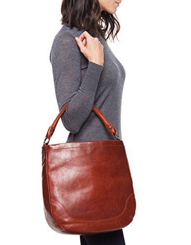 Image of FRYE Melissa Hobo Leather Handbag