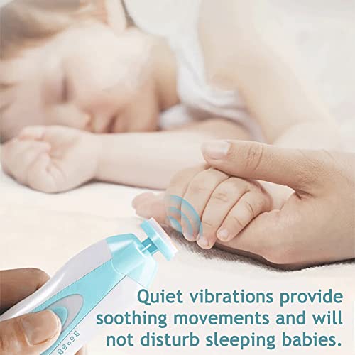 PandaEar Aparador de unhas para bebês recém-nascidos, lixa elétrica de unhas, kit de cortadores de u