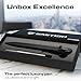 BASTION Stainless Steel Bolt Action Pen - exclusive Hyperbolt & ZeroSeam, CNC Machined EDC Writing Tool, Refillable, Executive Gift Pen - Black