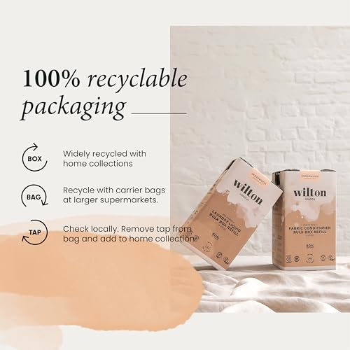 Wilton London Cedarwood Laundry Liquid Refill - 112 Washes - Non-Bio - Plant-based - Biodegradable Detergent - 100% Recylable - Less Plastic - Essential Oils - Make in UK - 4L - Image 5