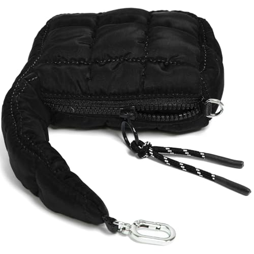 mini quilted wristlet bag for women puffer handbagsevening bagscharm lipstick bagcute bag charm for gift