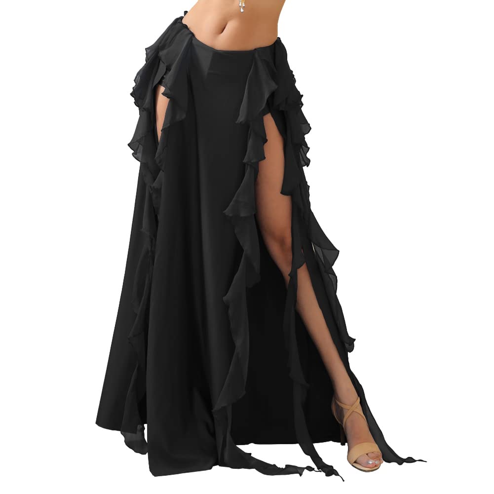 ROYAL SMEELA Bauchtanz-Rock, Chiffon, Bauchtanz-Rock, Bauchtanz-Röcke, Bauchtänzer-Kostüme für Damen