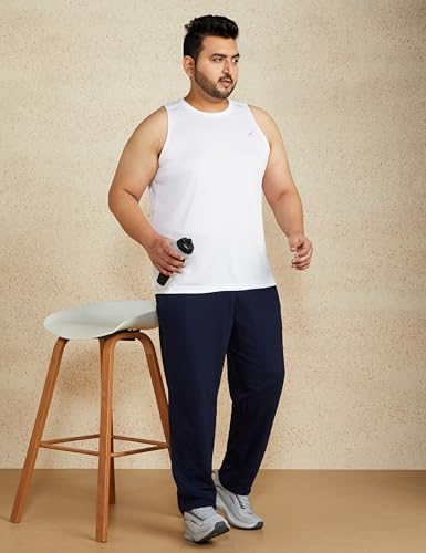 Image of Amazon Brand - Symbol Men's Polyester Color Block Active Regular Fit Sports | Round Neck | Sleeveless T-Shirt