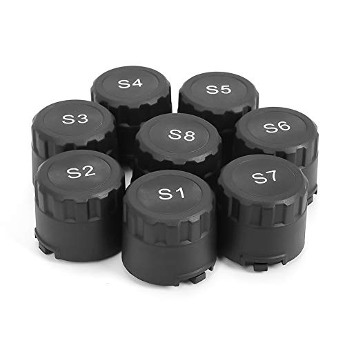 TPMS, Wireless Tire Pressure Monitoring System for RV, Trailer, Coach, Motor Home, Fifth Wheel, with 8 Anti-Theft sensors - Thumbnail 4