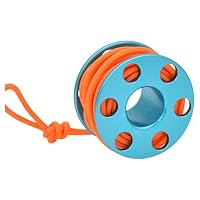 Naroote Mini Bobine De Corde De Plongée – Alliage Alu Vert Vif, Lumineux, Anti-rouille – Porte-clés Souvenir