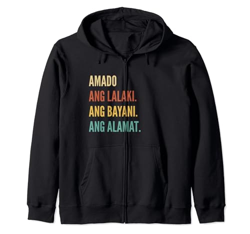 Are you looking for Filipino gifts for a man named Amado? This funny Tagalog design is a perfect option for anyone with Filipino origins. A Filipino first name gift for a man, guy or boy. A Philippines nickname present for any occasion.