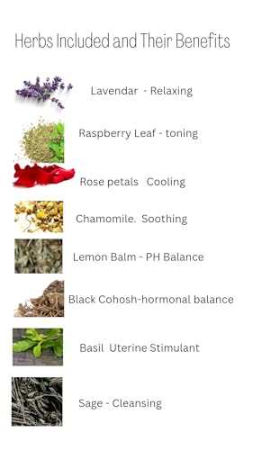 Image of Menopause Yoni Steaming Herbs | 1 Month Supply | 100% Organic Herbal Blending | Hormone Replacement Therapy, Relaxing