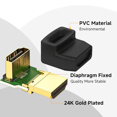 Adaptador HDMI de 270 grados 6 unidades miniatura 5