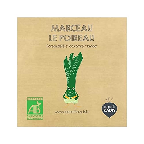 LES PETITS RADIS Mini kit de graines Bio de Marceau Le poireau