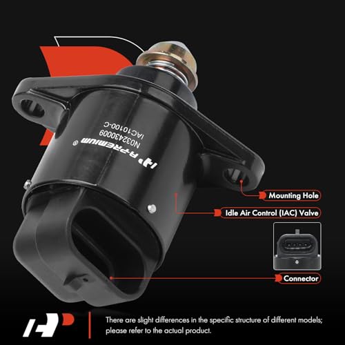 A-Premium Válvula de controle de ar ocioso de injeção de combustível compatível com Dodge Grand Cara
