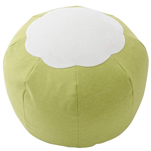 セルタン 直径約33cm カバーが洗える POTE-CHIBI ポテチビ グリーン 日本製 A812a-643GRN/618WH