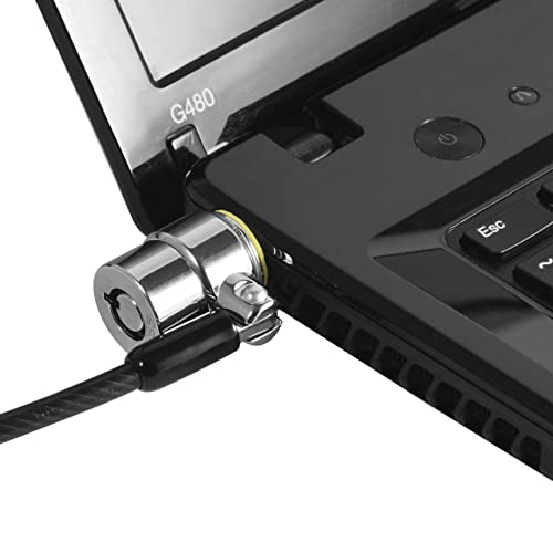 I3C Anti-Diebstahl Laptop Schloss Kabel, Ankerplatte & 2 Schlüssel, Sicherheitsschloss mit Klebstoffplatte Elektronische Produkte