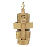 SeeboJK Taktische Multi-Plattform-FunkgeräTetasche, Verstellbarer Universal Molle FunkgeräTeträGer, für Airsoft Paintball Jagd AnhäNge Tasche,T