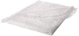 Martha Washington's Choice Bedspread - King - White - with String Fringe