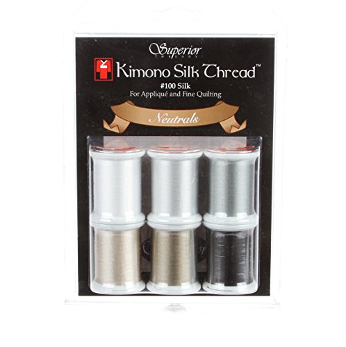Superior Threads 13301-NEUT Kimono Silk Set Neutral Collection 6 Spool Thread, cover