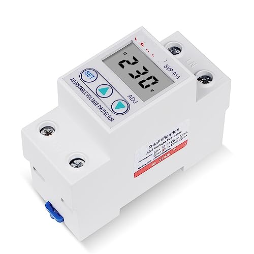 Relais protection surtension 80A robuste rail Din haute précision de récupération