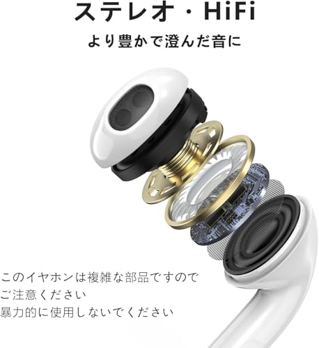 イヤホン 有線 マイク付き iPhone用の【MFi認証品】ライトニング用の イヤフォン ノイズキャンセリング HiFi音質 磁気設計 カナル型 イヤホンマイク 通話可能 音量調整 無遅延 快適な装着感 iPhone用のなどIOSデバイスに対応 通勤/仕事/ZOOM/Skype/ランニング iPad/iPod/Siri対応
