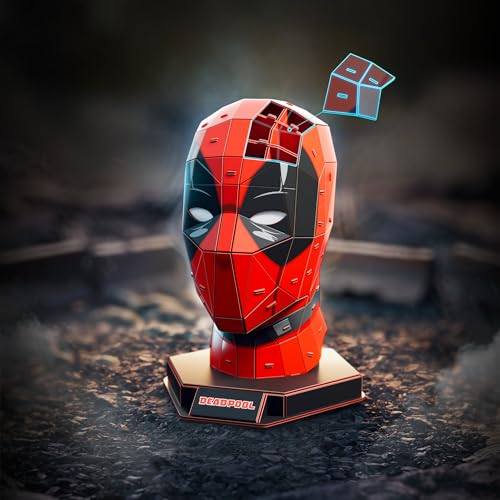 University Games U08655 Deadpool 3D Puzzle, One Size, Red