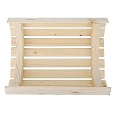 LUCKDANO Sauna Lights Shade Wewnętrzna Sauna, Lekka Okładka Anty-eksplozjonowa z montażą Akcesorium 30 Cm Drewniana Rama do Sauny Bezpieczeństwo Oświetlenia Pokoju