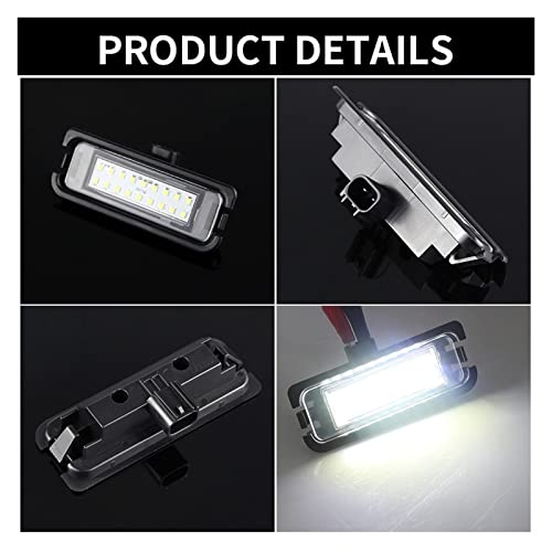 Luces matrícula Canbus Ford Mustang 2015-2019 lámparas traseras 2 unidades 5