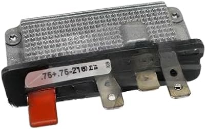 3 Speed Resistor with Internal Diode - 4 Terminal fits 3 Speed Blower Motor 12V for Telehandler