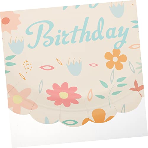 Abaodam 5 Conjuntos De Talheres De Festa Pratos De Sobremesa Descartáveis ​​Pratos De Papel Pratos D