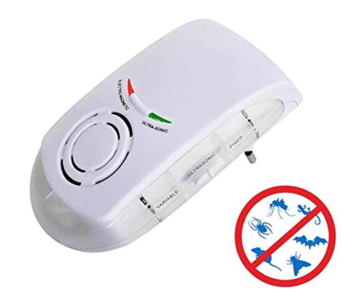 Preisvergleich Produktbild PestExpel Pest Repeller Plug-in Ultraschall elektronische Schädlingsbekämpfung Ratte Maus Mäuse Spinne Insekt Abschreckung EU 2-poligen Stecker
