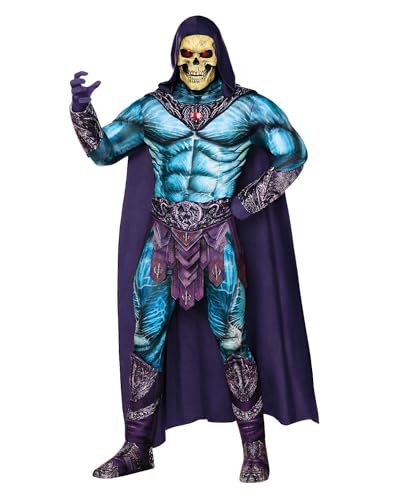 Spirit Halloween Masters of the Universe Adult Skeletor Costume, Official, Men, Size ADULT EXTRA LARGE Standard, Multicolor