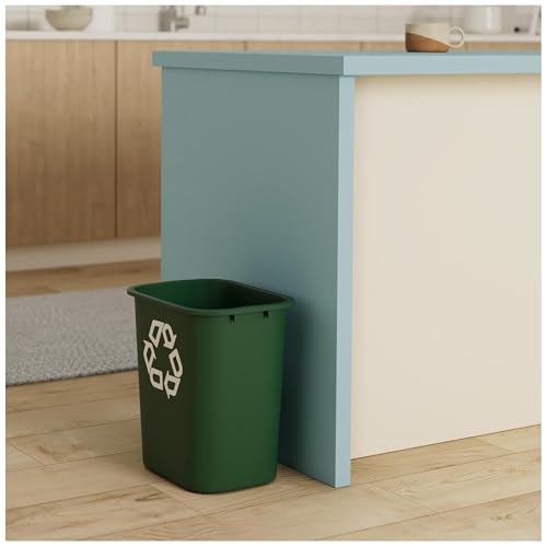 Canecas de reciclaje Rubbermaid 6 unidades 7 gal rectangular miniatura 3